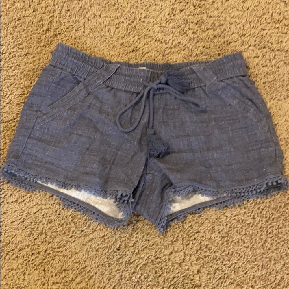 Blue shorts